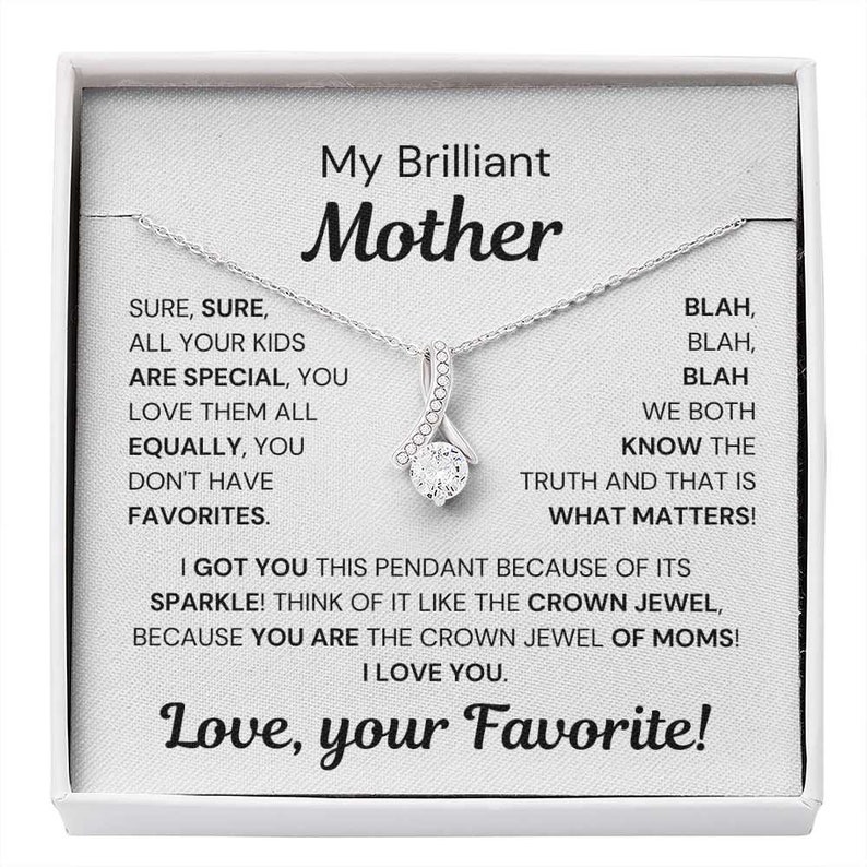 Christmas Mama Child From Son HHG041B Valentines Gift for Mom Mothers Day Mommy Bonus Step Mom Birthday Daughter Message Card