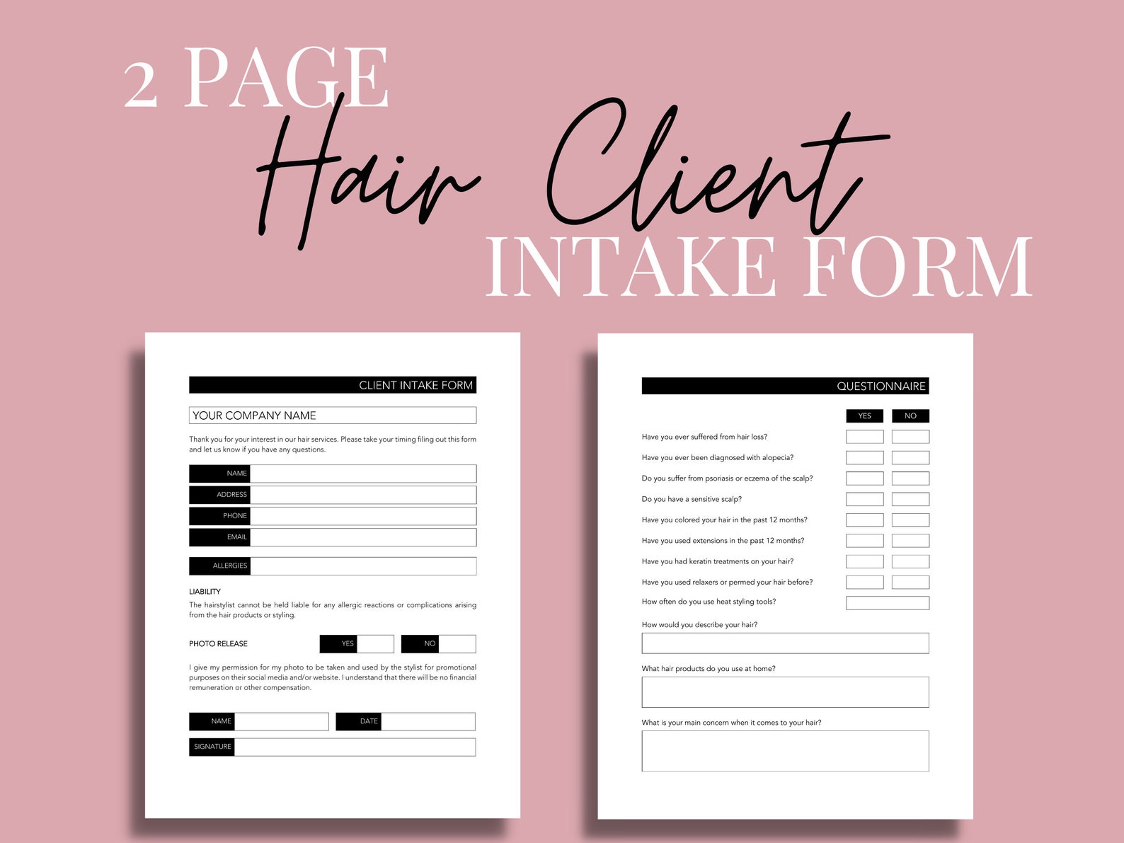 hair-stylist-client-intake-form-hair-consultation-forms-hair-salon