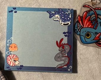 ocean sticky notes