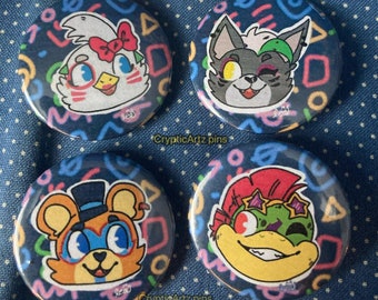 fnaf security breach pin set