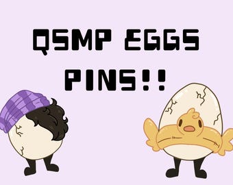 QSMP egg pins!