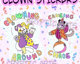 Clown Stickers
