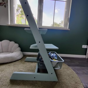 Juego de adaptadores Ikea para Stokke Tripp Trapp Cesta de metal Trofast y cesta de plástico imagen 6