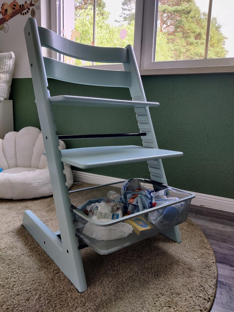 Ikea adapterset voor Stokke Tripp Trapp Trofast metalen mand en plastic mand afbeelding 1