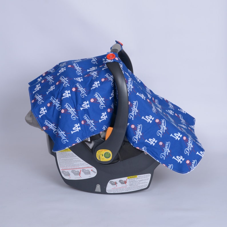 Los Angeles Dodgers Car Seat Canopy Etsy