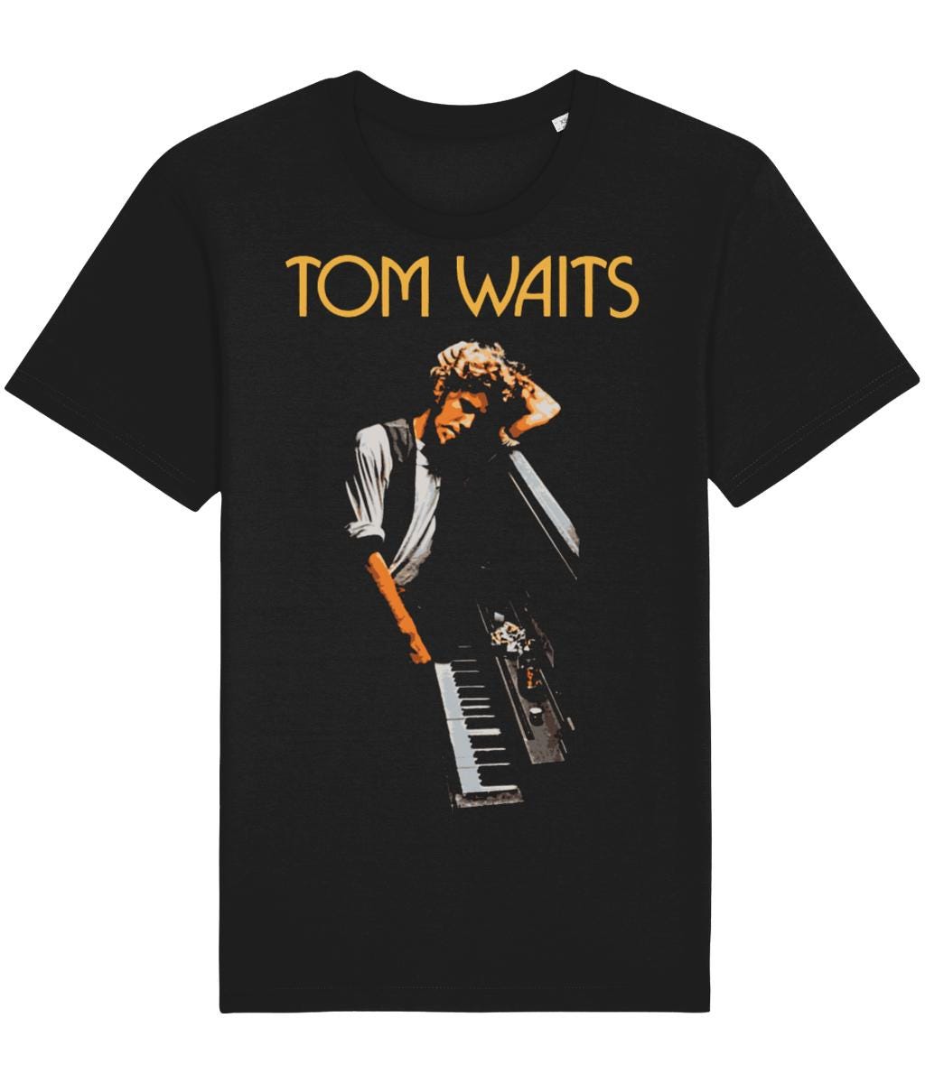 Tom Waits Tshirt - Etsy