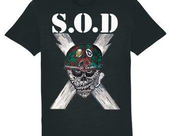 Stormtroopers of Death S.O.DロングスリーブTシャツ Stormtroopers Of Death S.O.D. 90's vintage Long Sleeve tee t