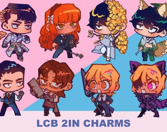 LCB 2in Acrylic Charms !!READ DESCRIPTION!!