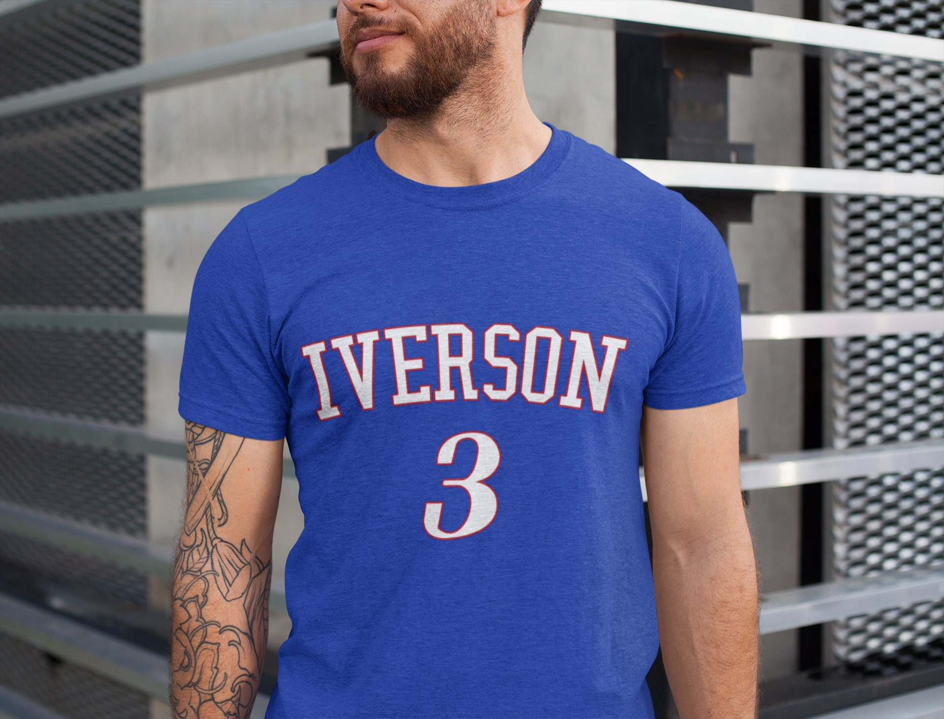 Allen Iverson 3 76 Sixers Jersey Typefont Logo Clipart Image -  Hong  Kong