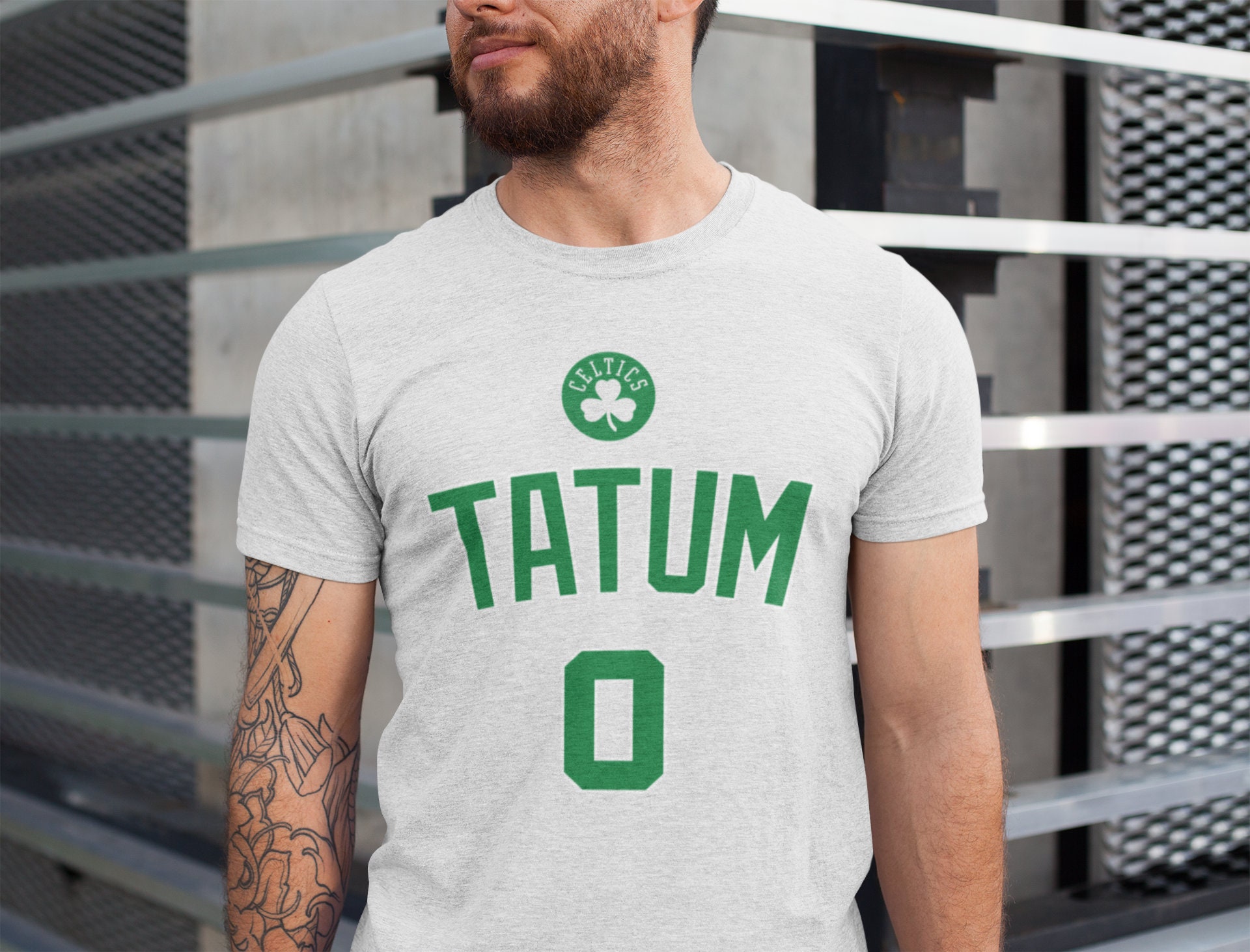 Jayson Tatum 0 Celtics Jersey Logo Typography -  New Zealand