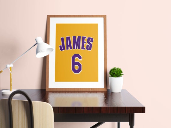 Lebron James Lakers 23 & 6 Jersey Logo -  Israel