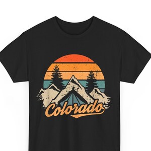 Colorado Tee - Retro Vintage Mountains Nature Hiking T-Shirt