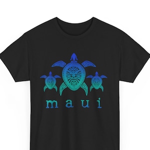 Maui - Hawaii Sea Turtles Hawaiian Scuba Diving Souvenir T-Shirt