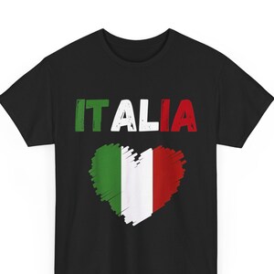 Italy Flag Holiday Italy Heart Italian Flag T-Shirt