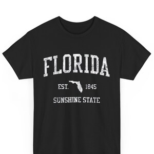 Florida Vintage Varsity Sports Design T-Shirt