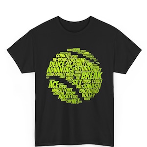 Tennis Terms Tennis Player Playing Tennis Ball T-Shirt