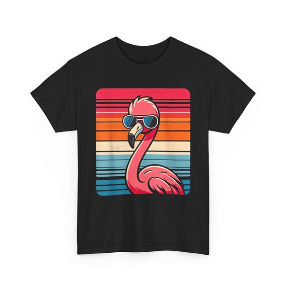 Pink Flamingo Vintage Illustration T Shirt Pink Flamingo Vintage Illustration T Shirt