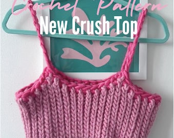 Wzór szydełkowy | Nowy top Crush | Top szydełkowy | Top szydełkowy crop | pobierz pdf