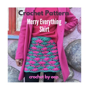 Crochet skirt pattern | Merry Everything Skirt | crochet skirt | crochet pattern