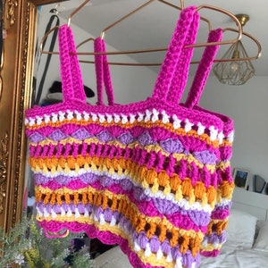 Crochet Top Pattern Life is a Carnival Top Digital - Etsy