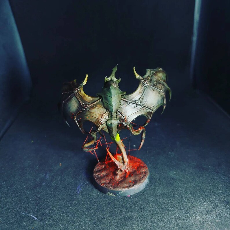 Warhammer 40k Parasite of Mortrex Tyranids Painted Miniature Etsy