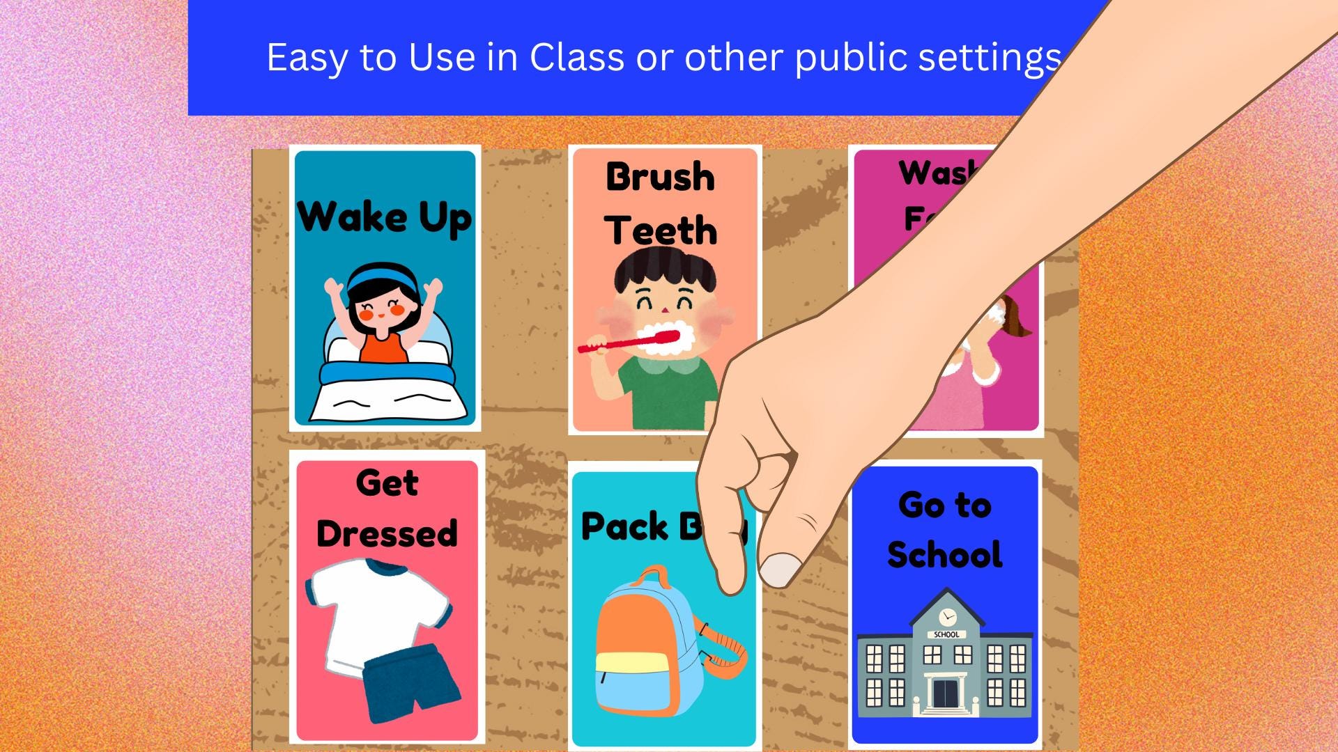 22 Daily Routine Activity Cards for Kids | ABA Visual Schedule ...