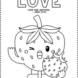 Watermelon Scripture Fruit of the Spirit Coloring Pages for Kids Bible Verse Coloring Sheets ...
