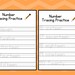 Number Tracing Bundle 1-20 Printable Tracing Worksheets for Kids ...
