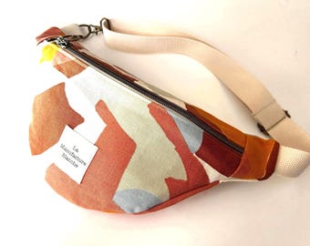 Colorful bum bag, fanny pack, shoulder strap bag