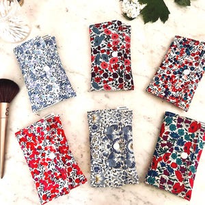 Étui à savon ou pochette à shampoing solide, porte-savon, étanche, en Liberty