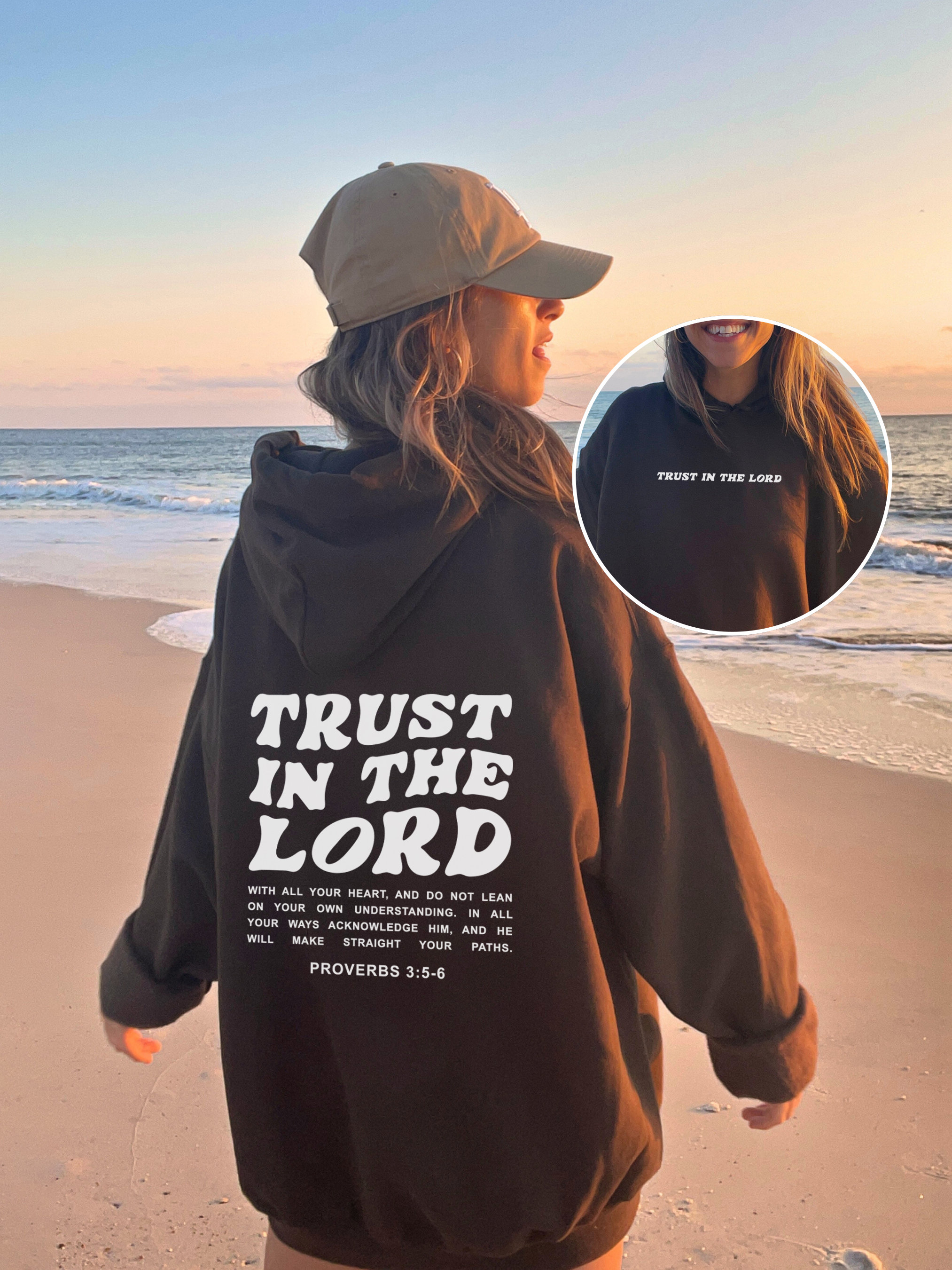 IN STOCK Corrine Embroidered Hoodie - In God We Trust