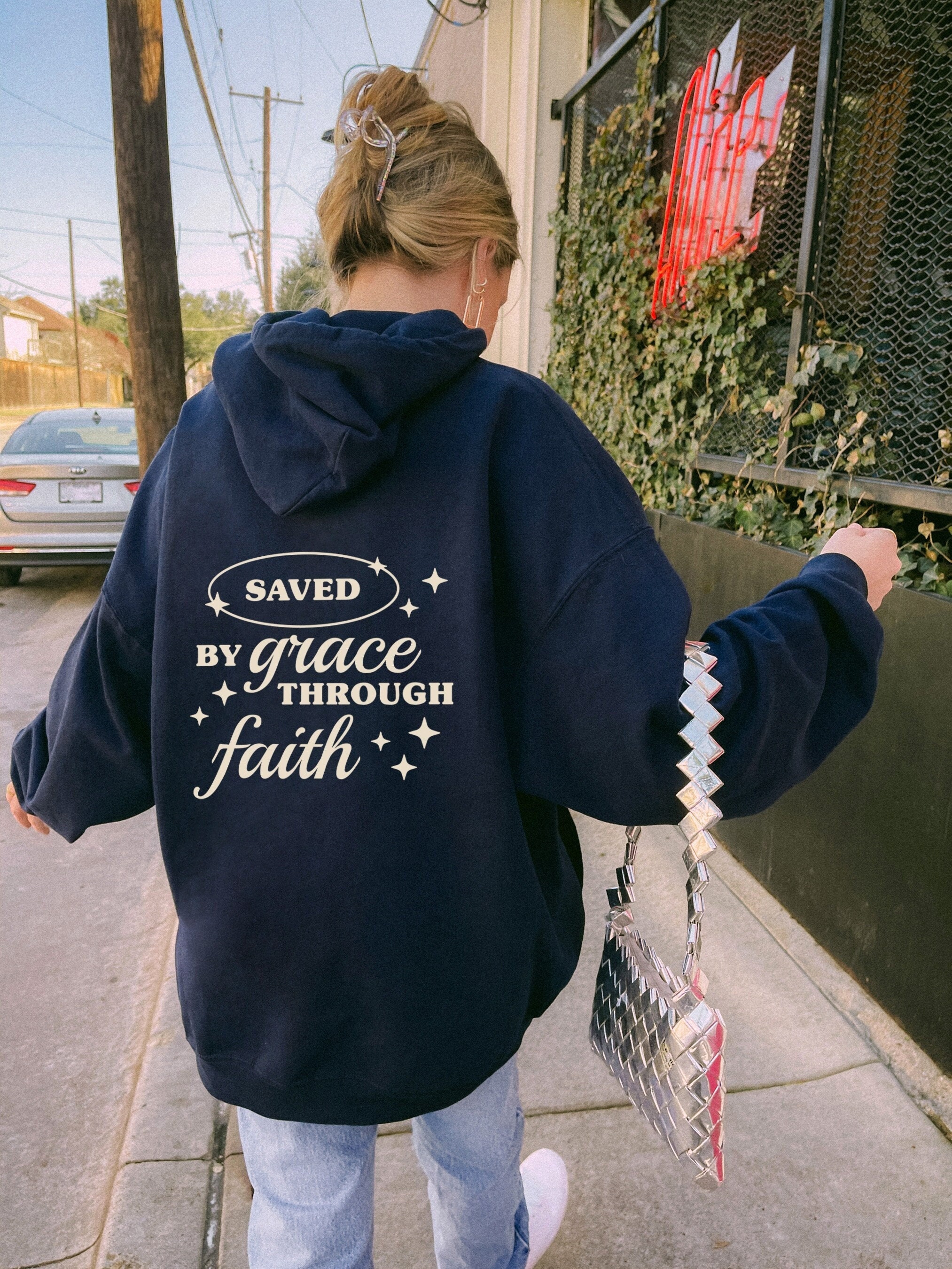 Saved By Grace Through Faith Hoodie Saved By Grace Through Faith Hoodie