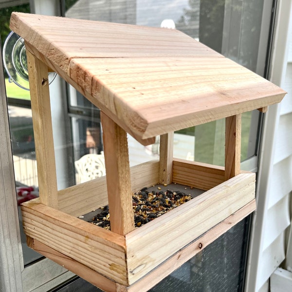 Window Bird Feeder Etsy
