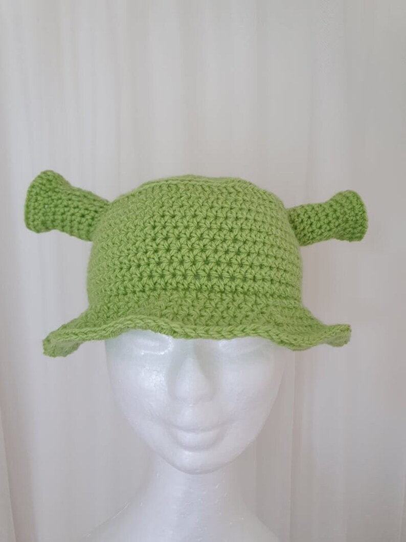 Crochet Shrek Bucket Hat | Etsy India