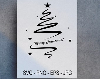 Christmas tree svg eps png vector ,Vinyl,Cricut,Silhouette