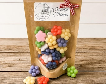 Flower Wax Melts – Gardenia Tuberose Floral Home Fragrance – A Handful of Blooms