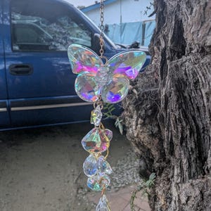 Crystal Butterfly Suncatcher