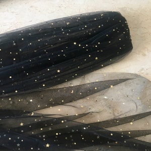 SELENA, Black Star Veil, Boho Wedding Veil, Cut Edge Veil