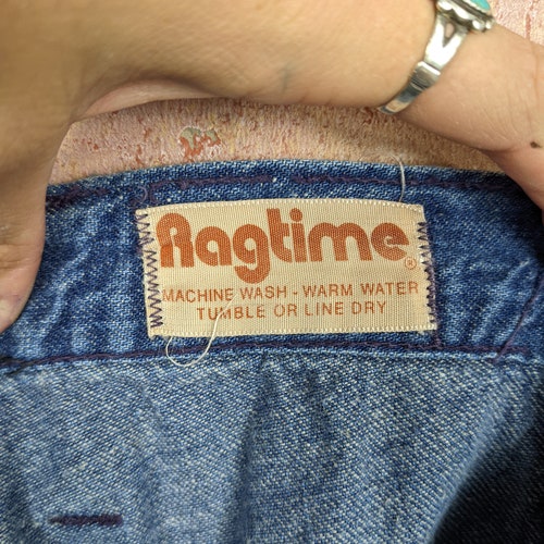 Vintage 70s-80s shops Ragtime Medium Wash Denim Flared Bell Bottom Jeans