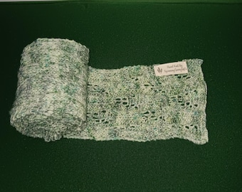 Soft Hand‑Knitted Scarf – Huasco Sock Yarn