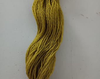 Handspun Gooseberry Green Merino Yarn – 2‑Ply Fingering