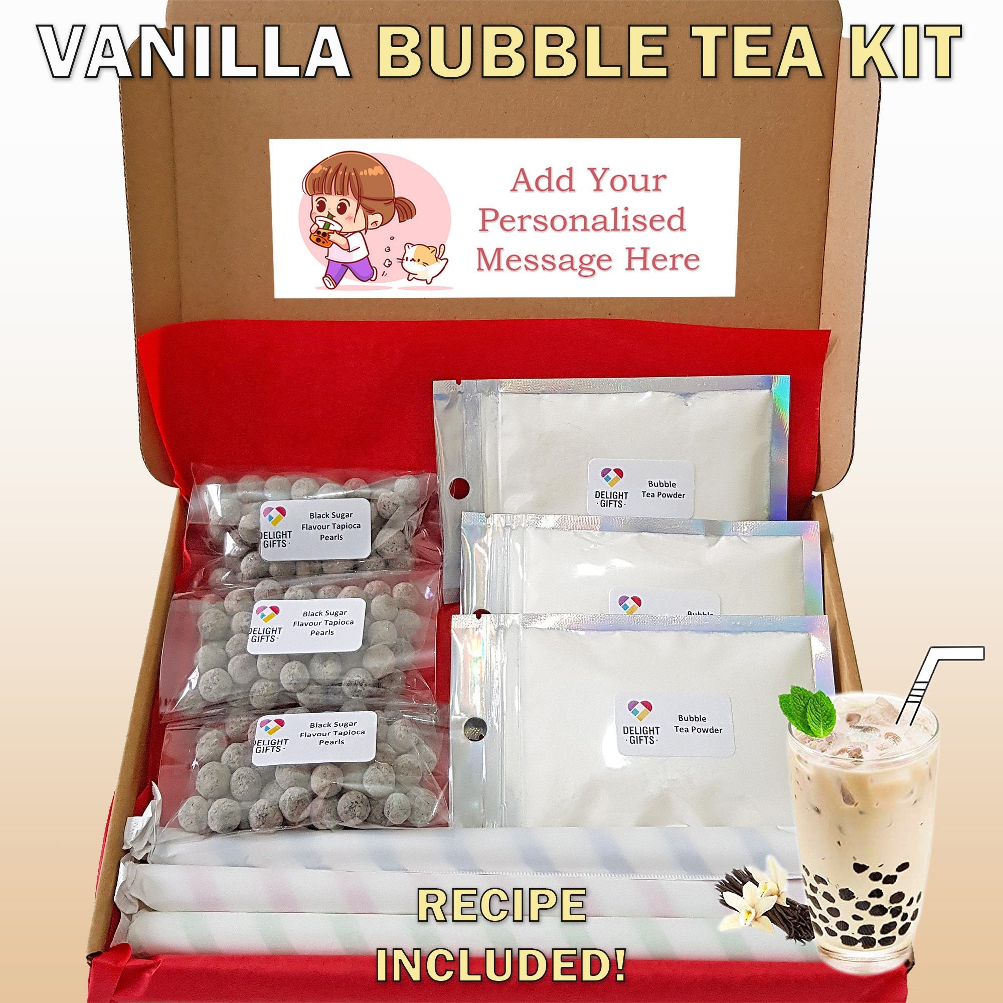 CHRISTMAS PACK - 4 kits Bubble tea (24 boissons) – MiruMiru Bubble Tea Kit