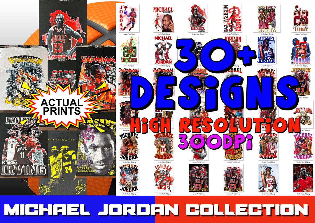 Bootleg Basketball Tshirt Designs MJ His Airness Etsy