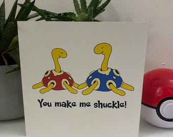 SHUCKLE occasion greetings card