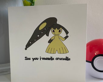 MAWILE Goodbye/Leaving greetings card
