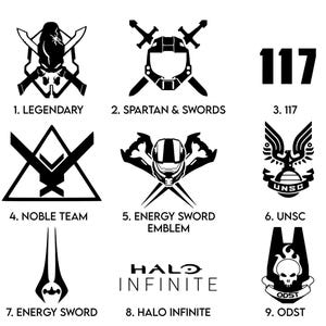 Maste Chief Vinyl Decal Sticke - NiceDecal