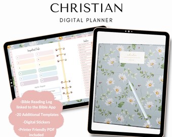 2024 Planner Christian Planner Digital Planner Printable Planner ...