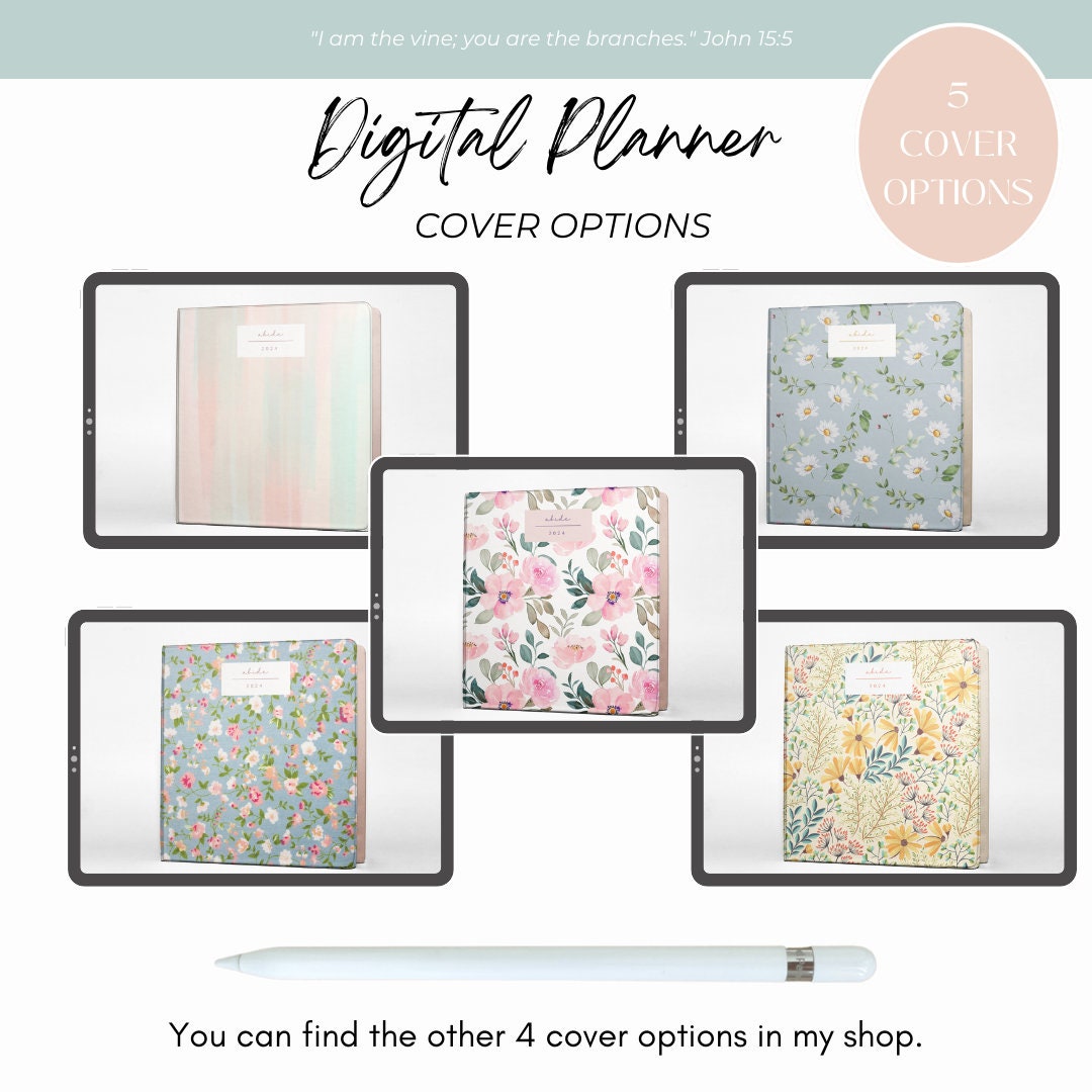 2024 Planner Christian Planner Digital Planner Printable Planner ...