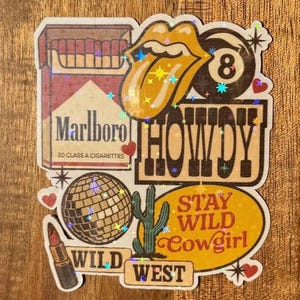 Stay Strong Cowgirl Sticker