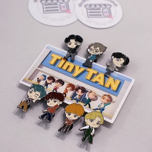 BTS Dynamite enamel pins